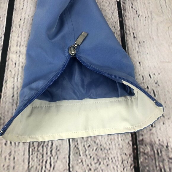 Utex Winter Raincoat Jacket Blue Detachable Hood Windbreaker Full Zip Sz Medium - Picture 8 of 12